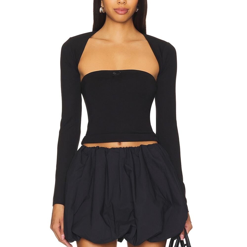 Majorelle Sleek Black Lana Blouse Size S